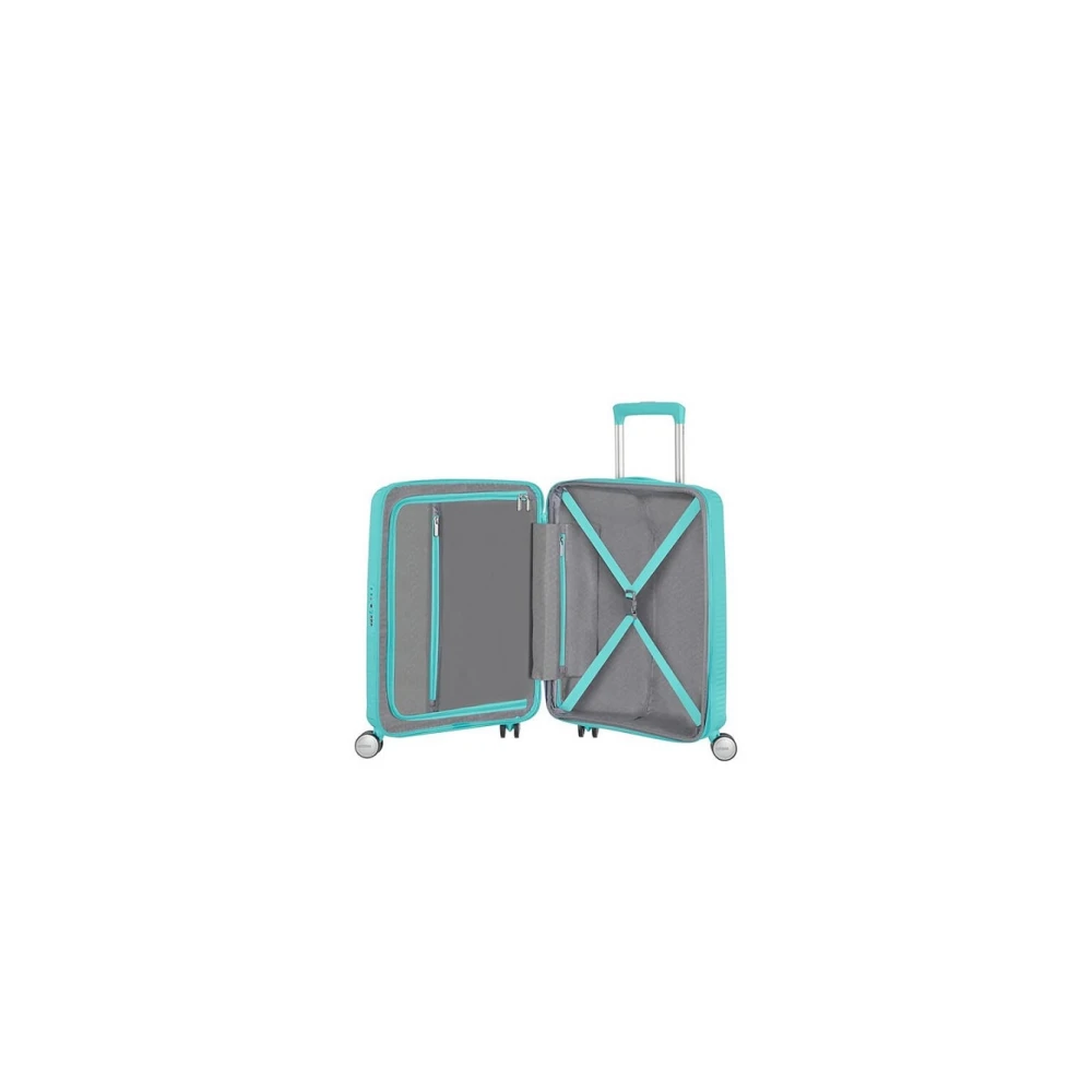 American Tourister Heldere Blauwe Soundbox Bagage Blue Unisex