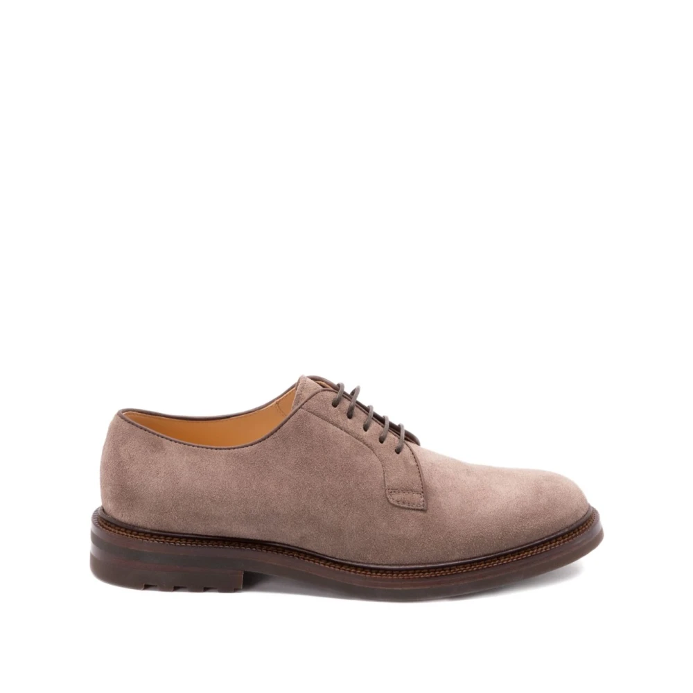 Brunello Cucinelli Lichtbruine A del Teen Veterschoenen