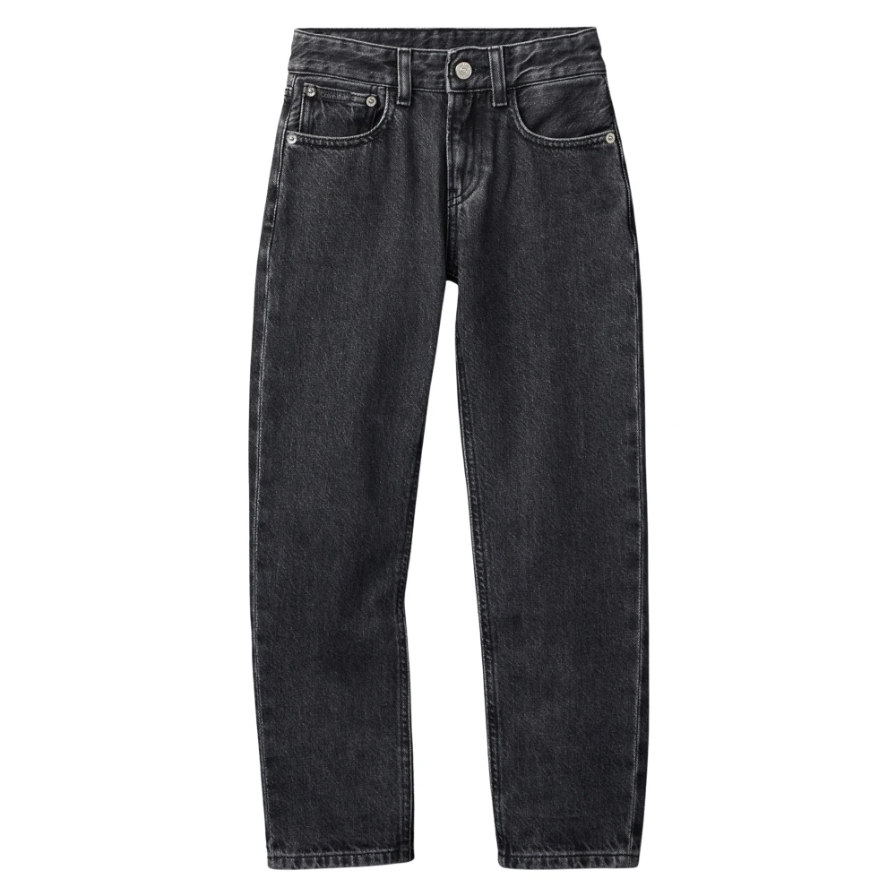 Calvin Klein Boys Black Jeans, 16 Y, Straight Optic Washed Jeans