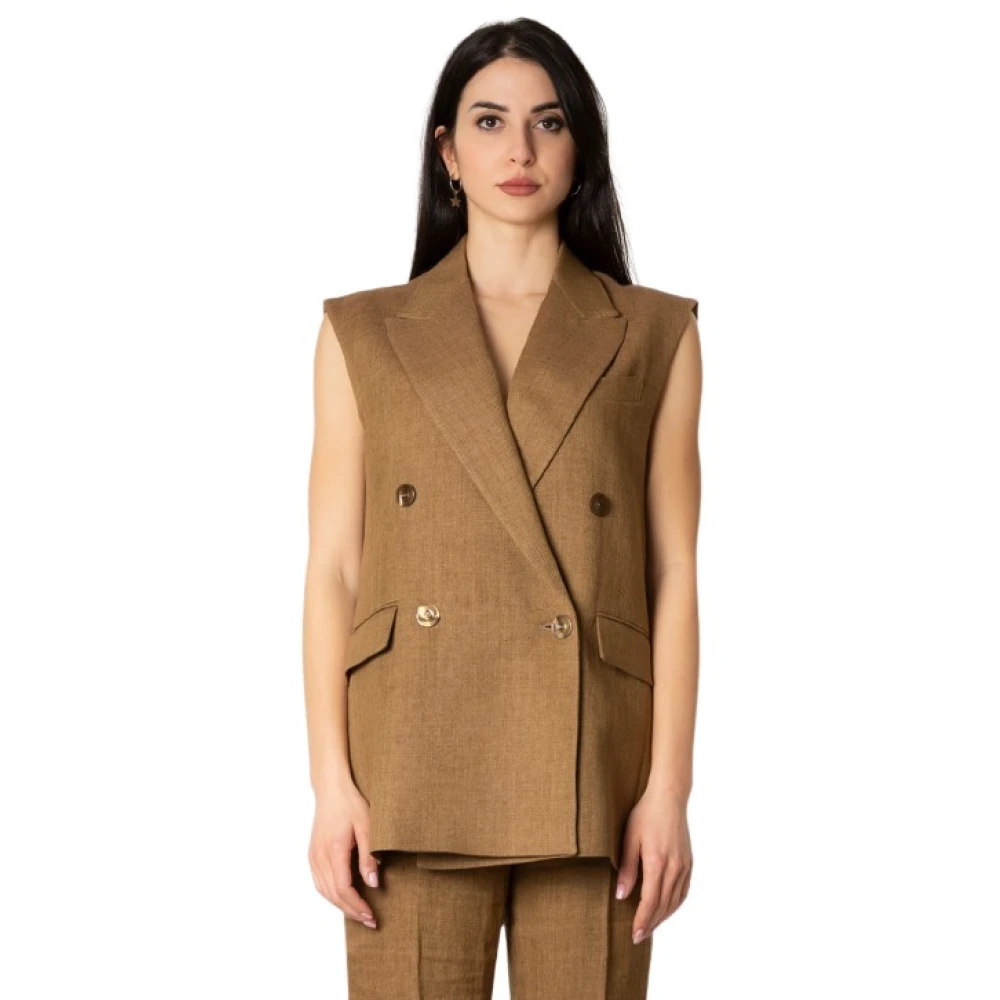 Jackets > Vests - - Max Mara Studio - Modalova