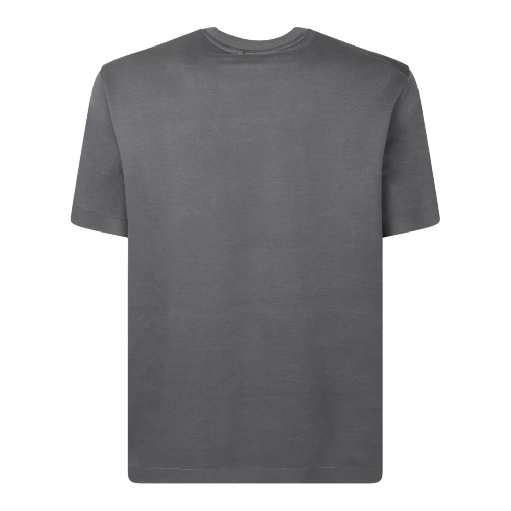 Herno Grijze T-shirts voor mannen Gray Heren
