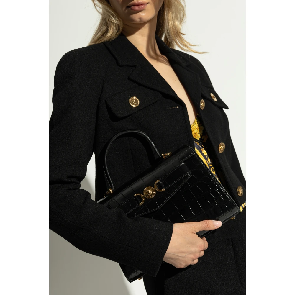 Versace Handtas Medusa 95 Black Dames
