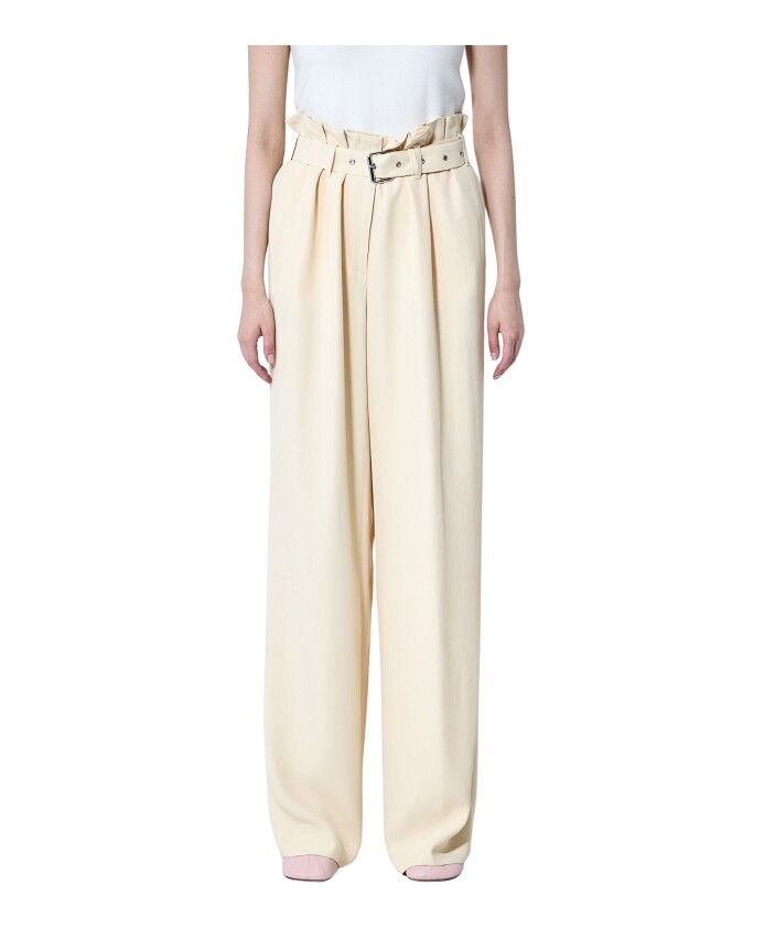 pantalon-coupe-large-avec-ceinture-ajustable-en-tissage-uni