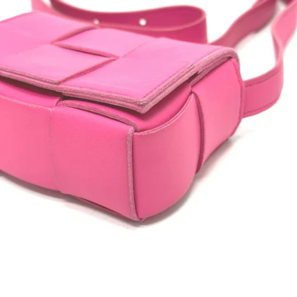 Bottega Veneta Vintage Pre-owned Leather shoulder-bags Pink Dames