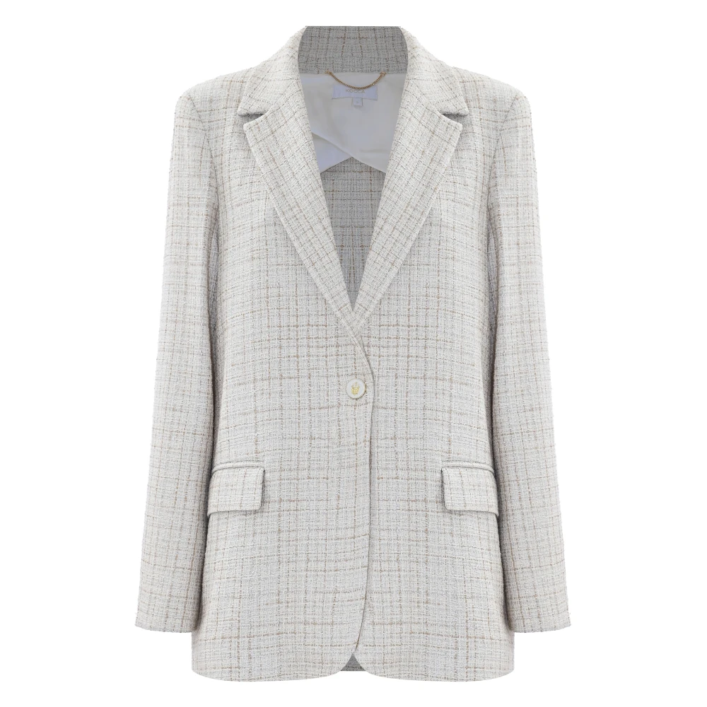 Kocca Stijlvolle Blazers voor een chique look White Dames