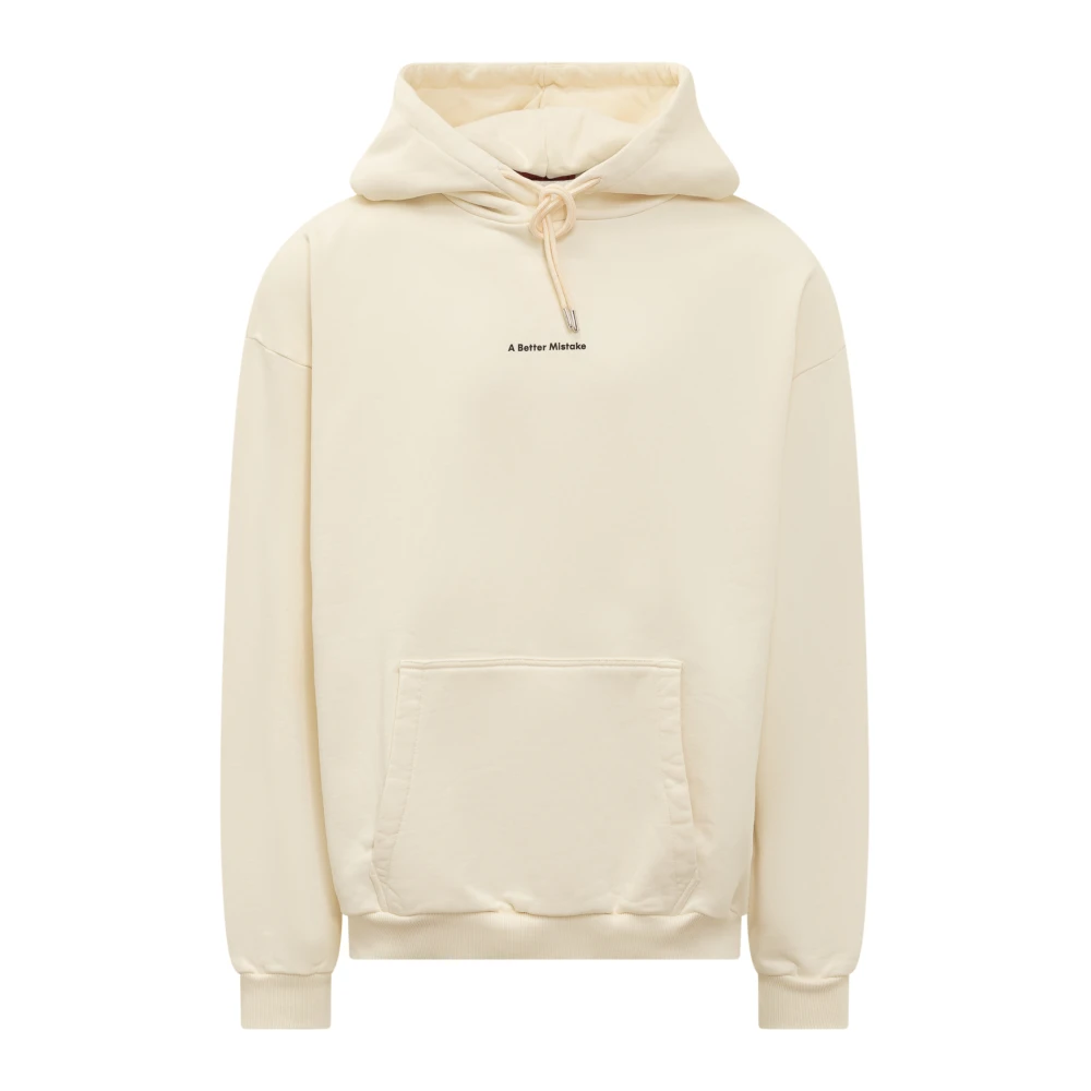 A Better Mistake Essentiell Hoodie Beige, Herr