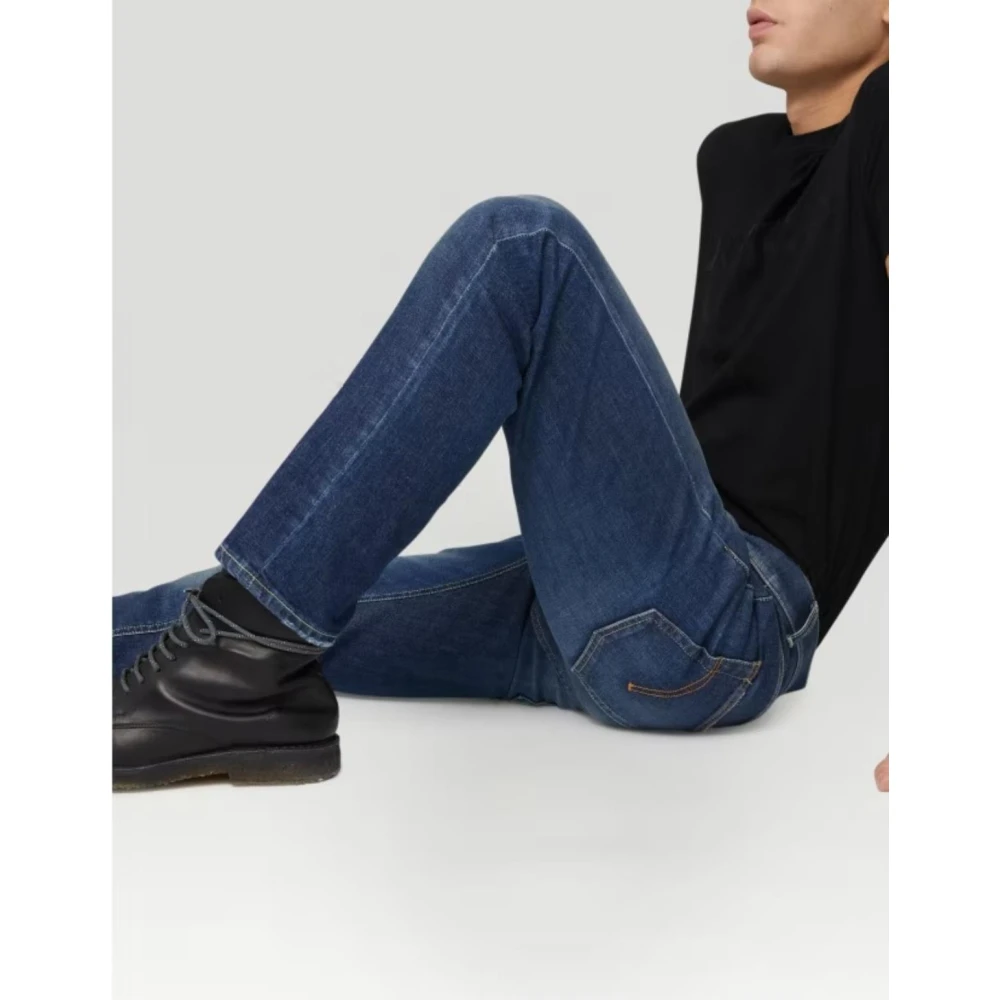 Dondup Stijlvolle Denim Jeans Blue Heren