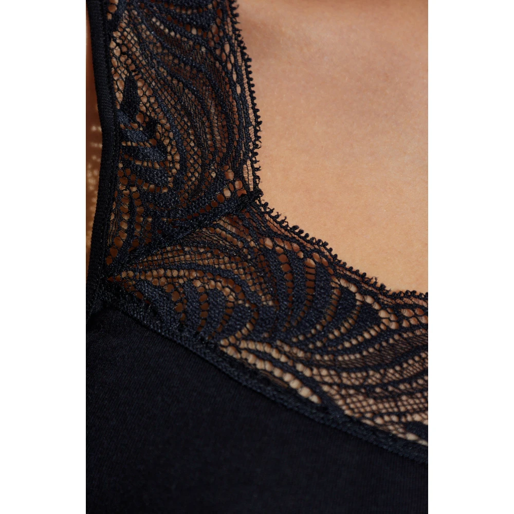 Hanro Top Delight Black Dames