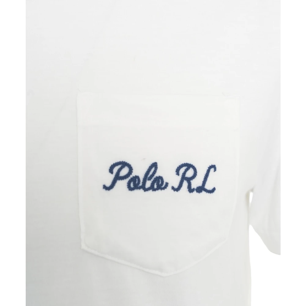 Polo Ralph Lauren Wit Poloshirt Stijlvol Logo Borduurwerk White Heren