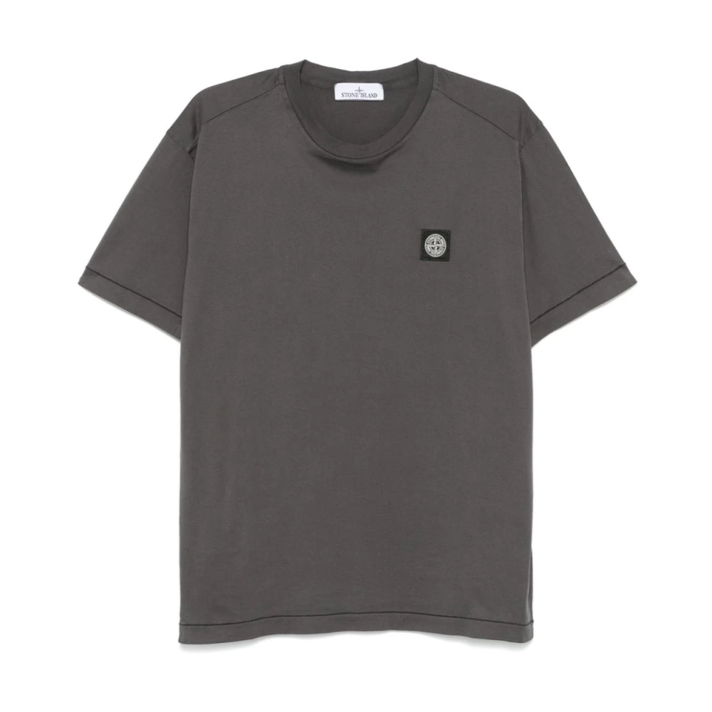 Stone Island Grijze SS T-shirt Gray Heren