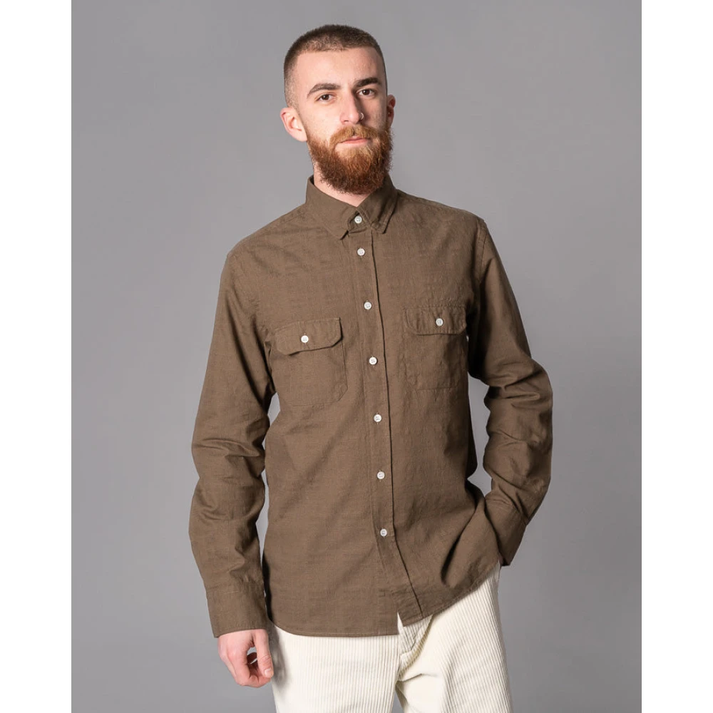 La Paz Casual Shirts Brown Heren