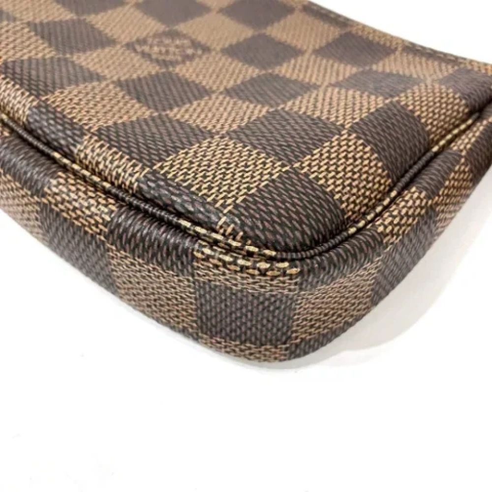 Louis Vuitton Vintage Pre-owned Fabric clutches Brown Dames