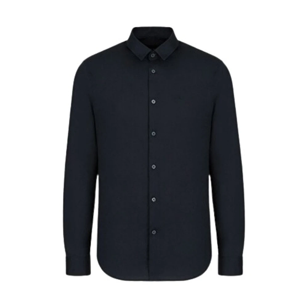 Emporio Armani Heren Donkerblauwe Blouse Blue Heren