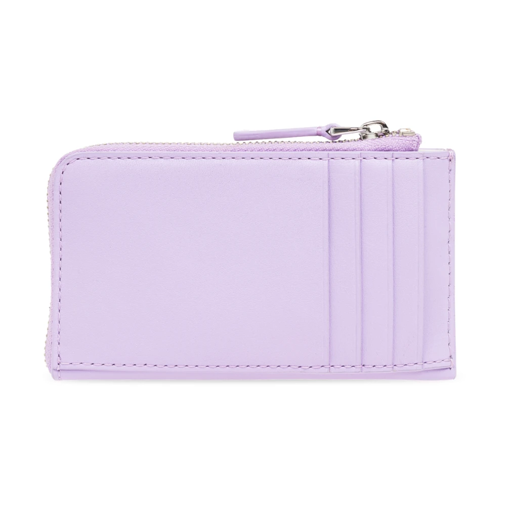 Marc Jacobs Leren portemonnee met logo Purple Dames