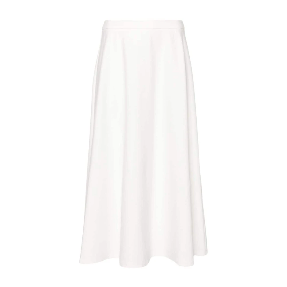 Staud Ivoor Wit A-Lijn Wijd Uitlopende Rok Beige Dames