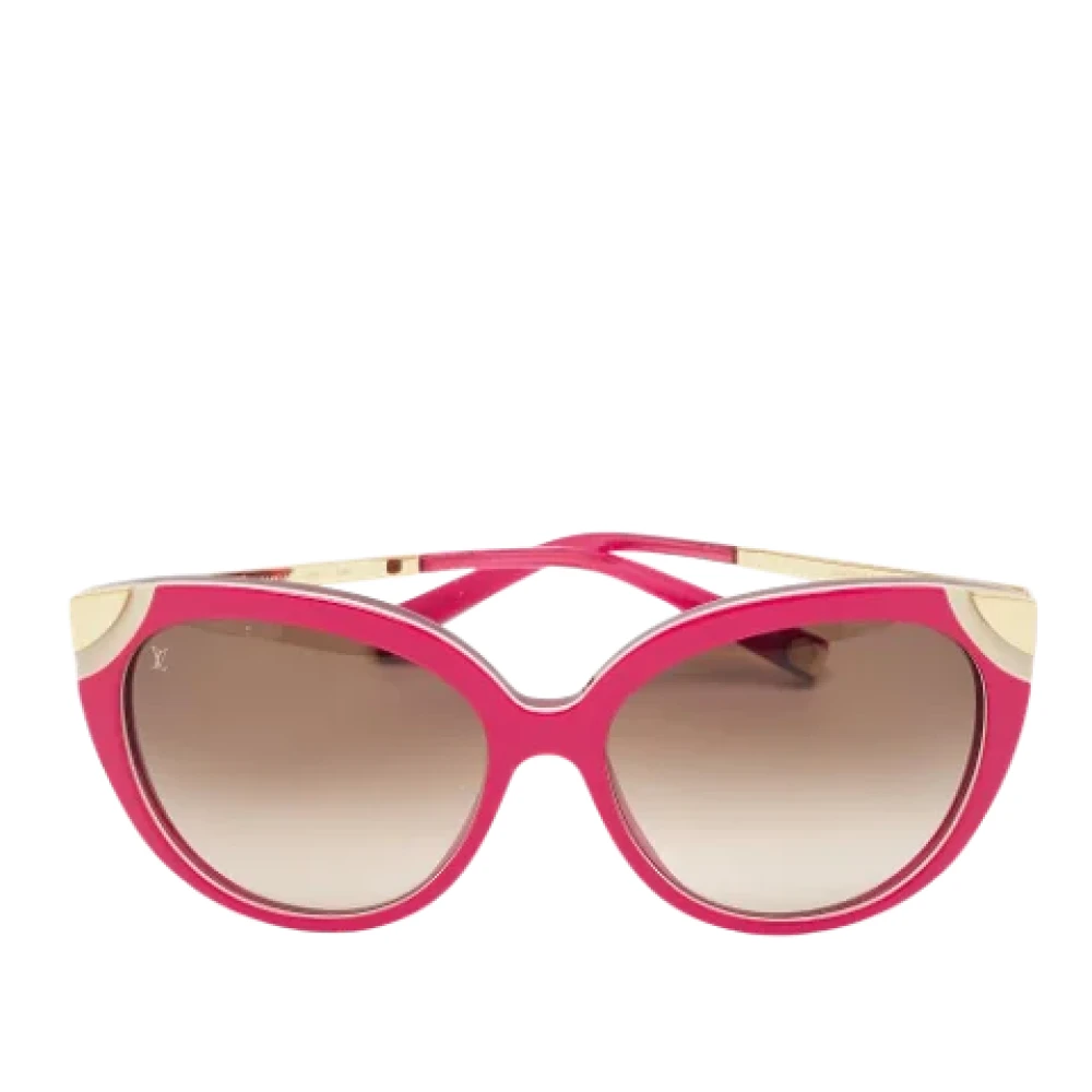 Louis Vuitton Vintage Pre-owned Acetate sunglasses Pink Dames