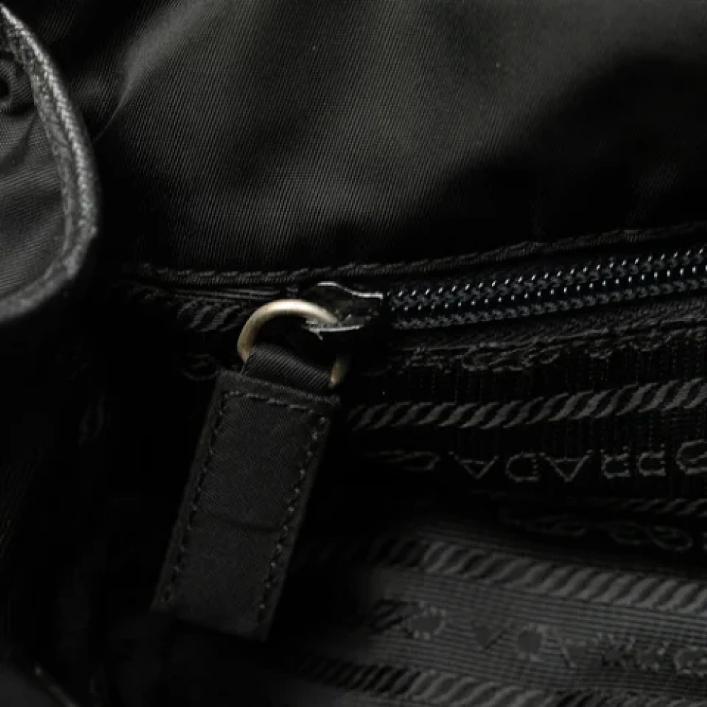 Prada Vintage Pre-owned Fabric prada-bags Black Dames
