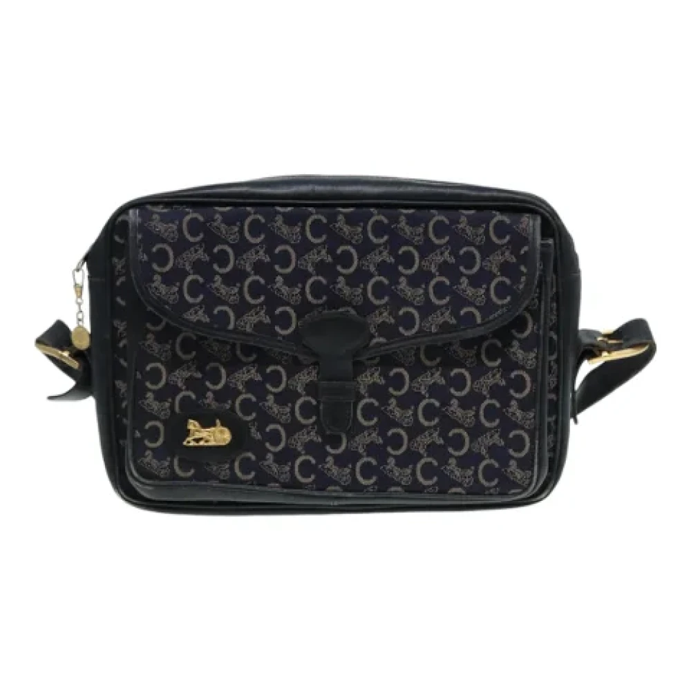 Celine Vintage Pre-owned Canvas celine-bags Blue Dames
