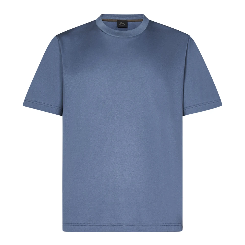 Brioni - Tops > T-Shirts - Blue - Brioni - Modalova