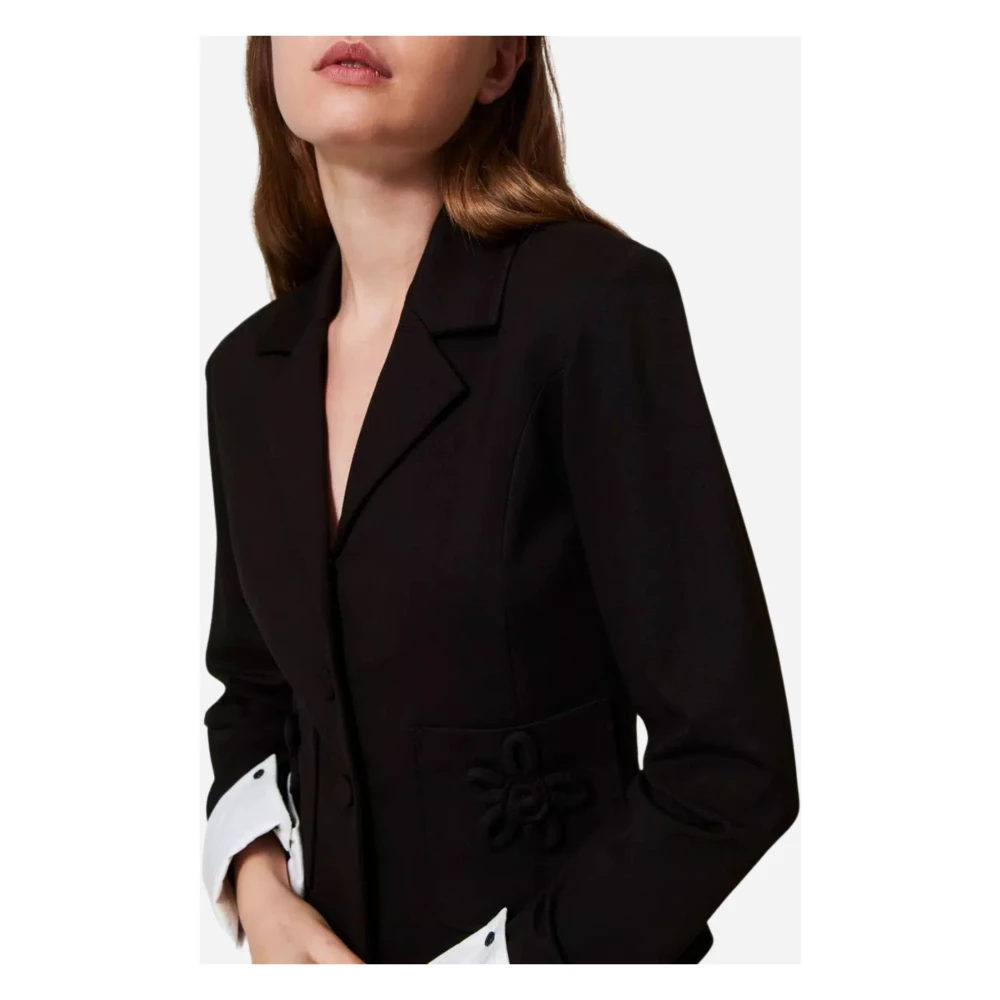 Twinset Zwart Jasje Set Black Dames