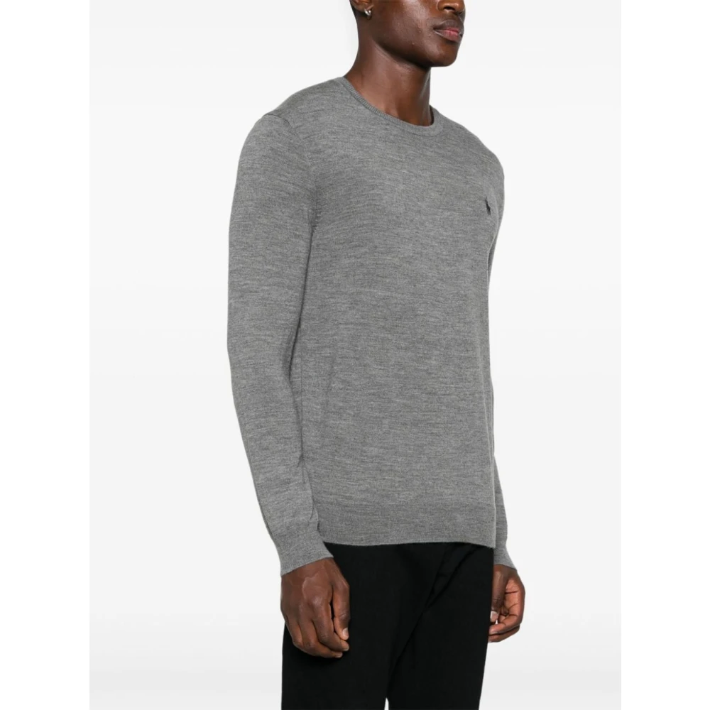 Ralph Lauren Rondgebreide trui Gray Heren