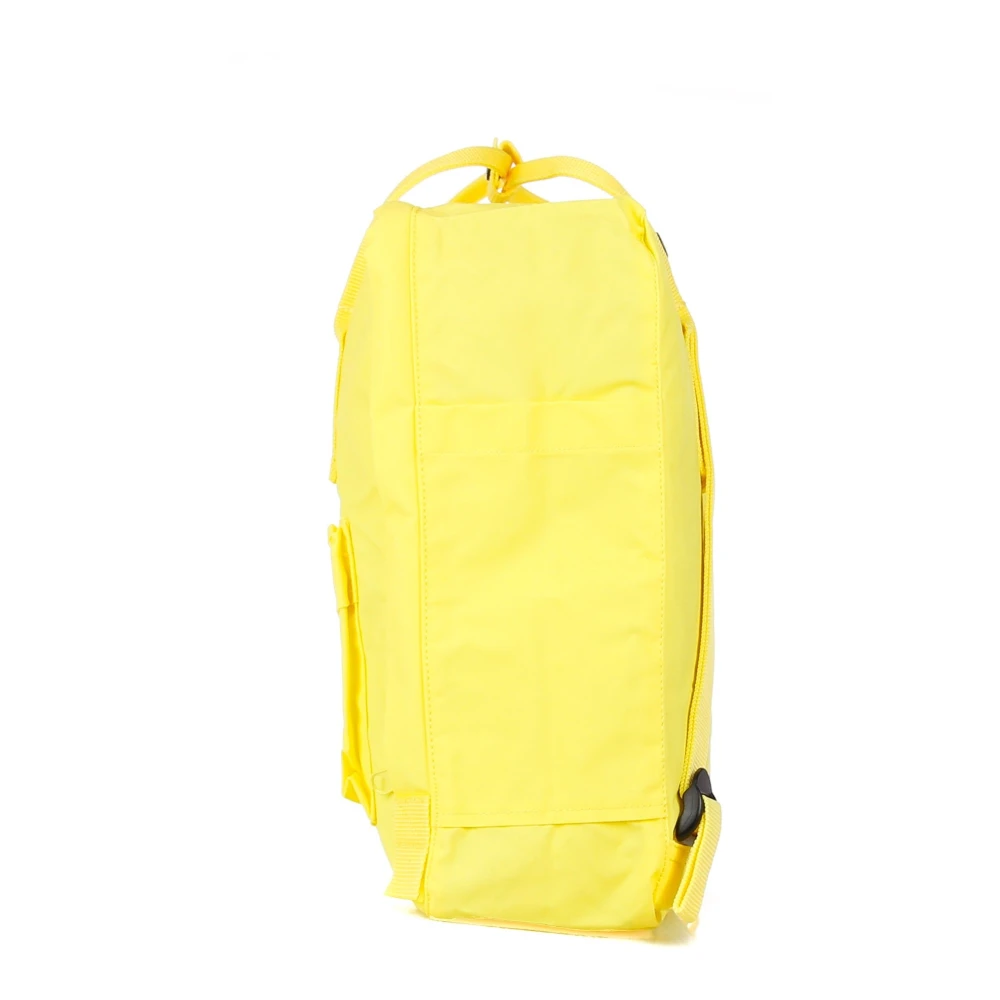 Fjällräven Gele Stoffen Rugzak met Meerdere Zakken Yellow Unisex