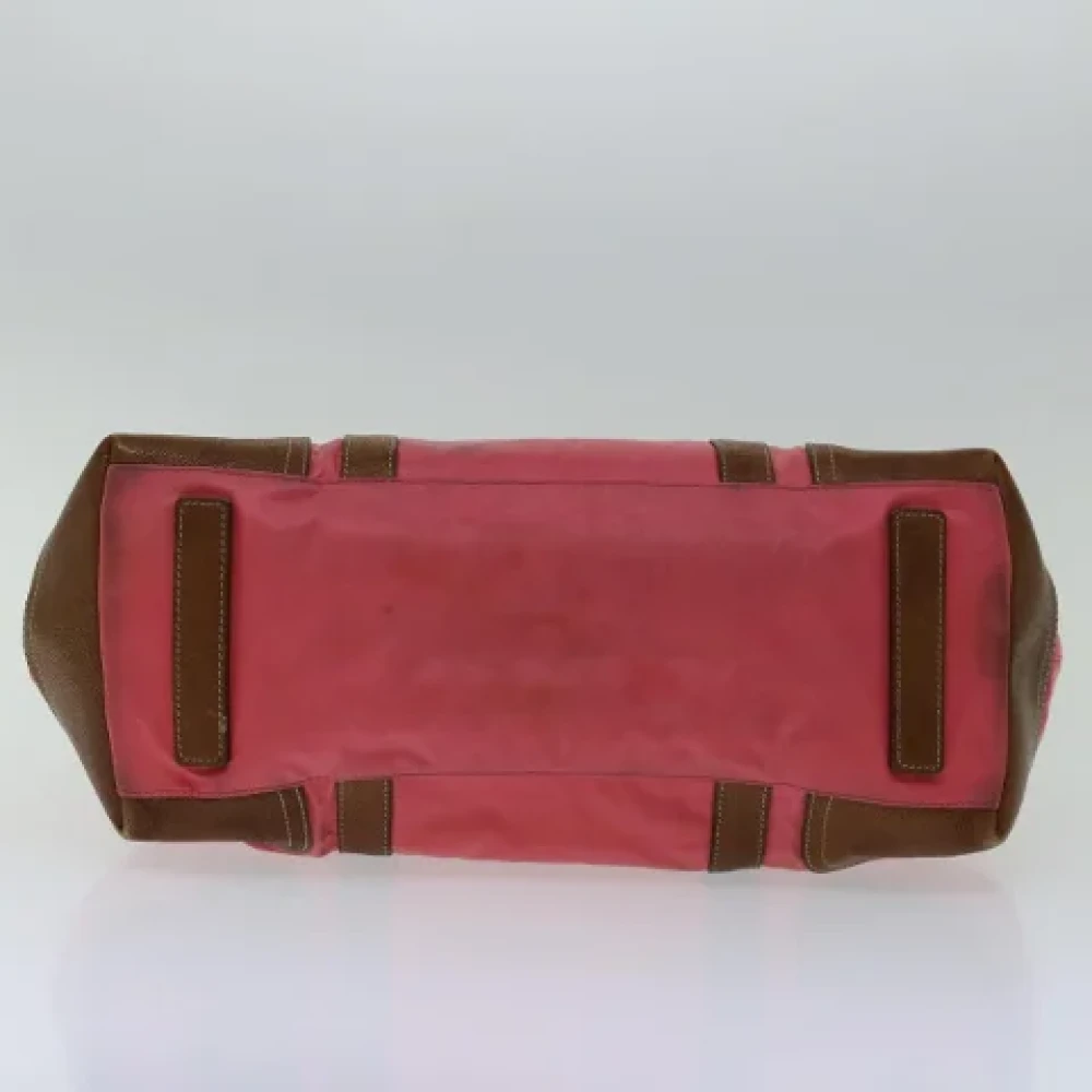 Prada Vintage Pre-owned Nylon totes Pink Dames