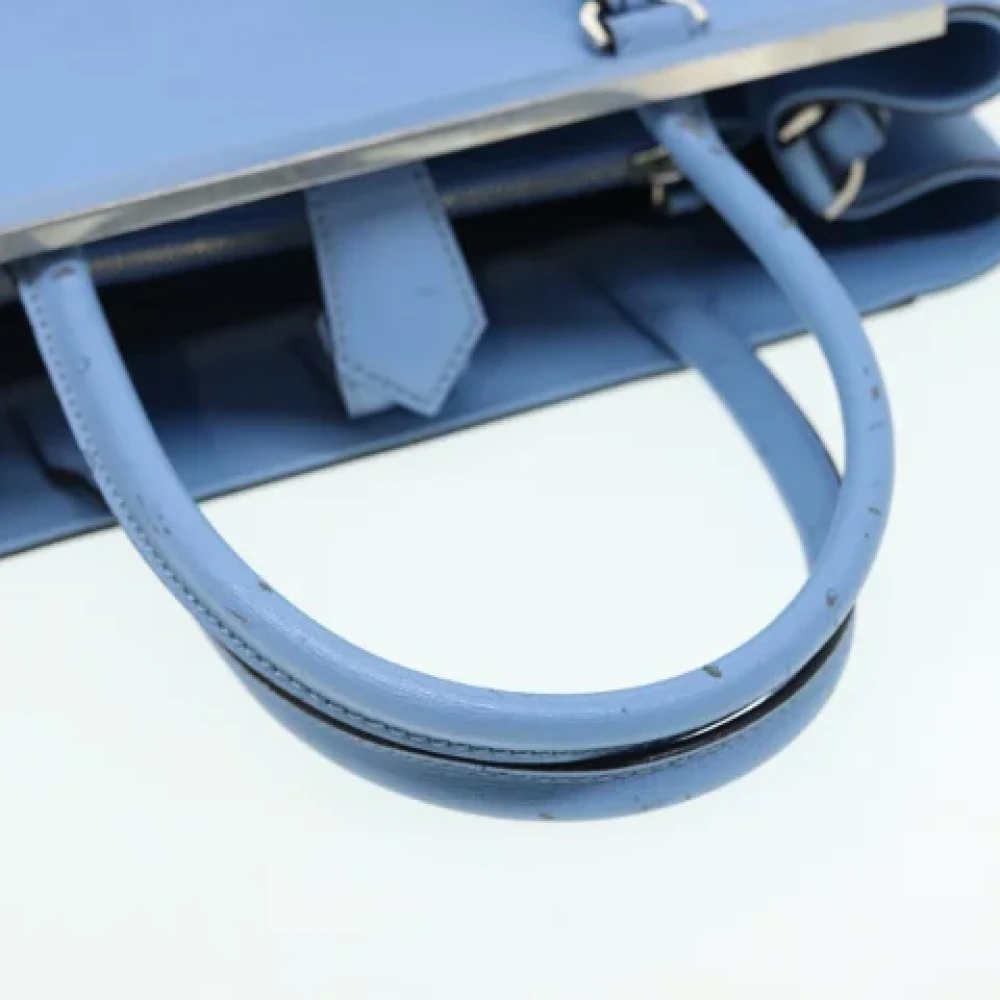 Fendi Vintage Pre-owned Leather handbags Blue Dames