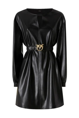 Sfumato Faux Leather Dress