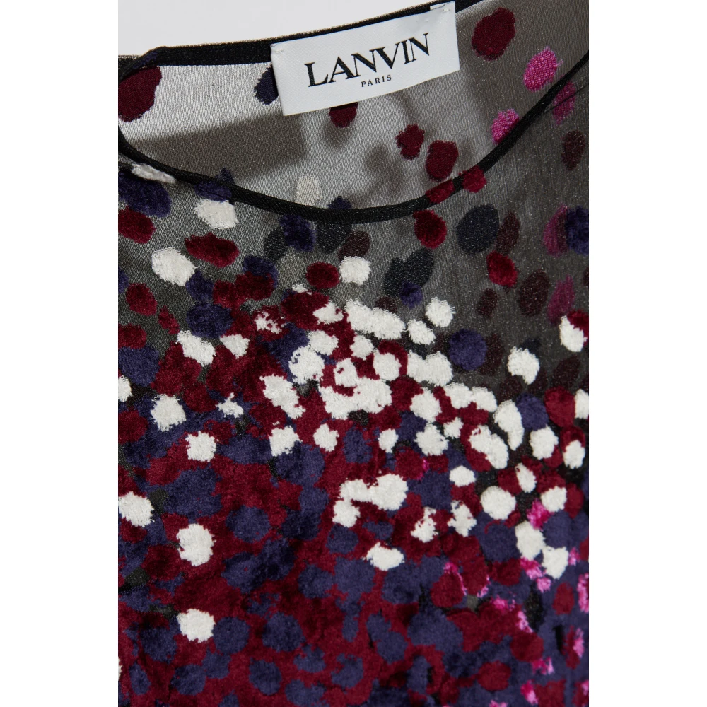 Lanvin Transparante top Multicolor Dames