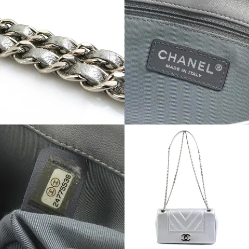 Chanel Vintage Pre-owned Fabric chanel-bags White Dames