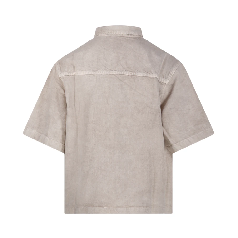 Haikure Hazelnoot Olijfkleurig Overhemd Beige Dames