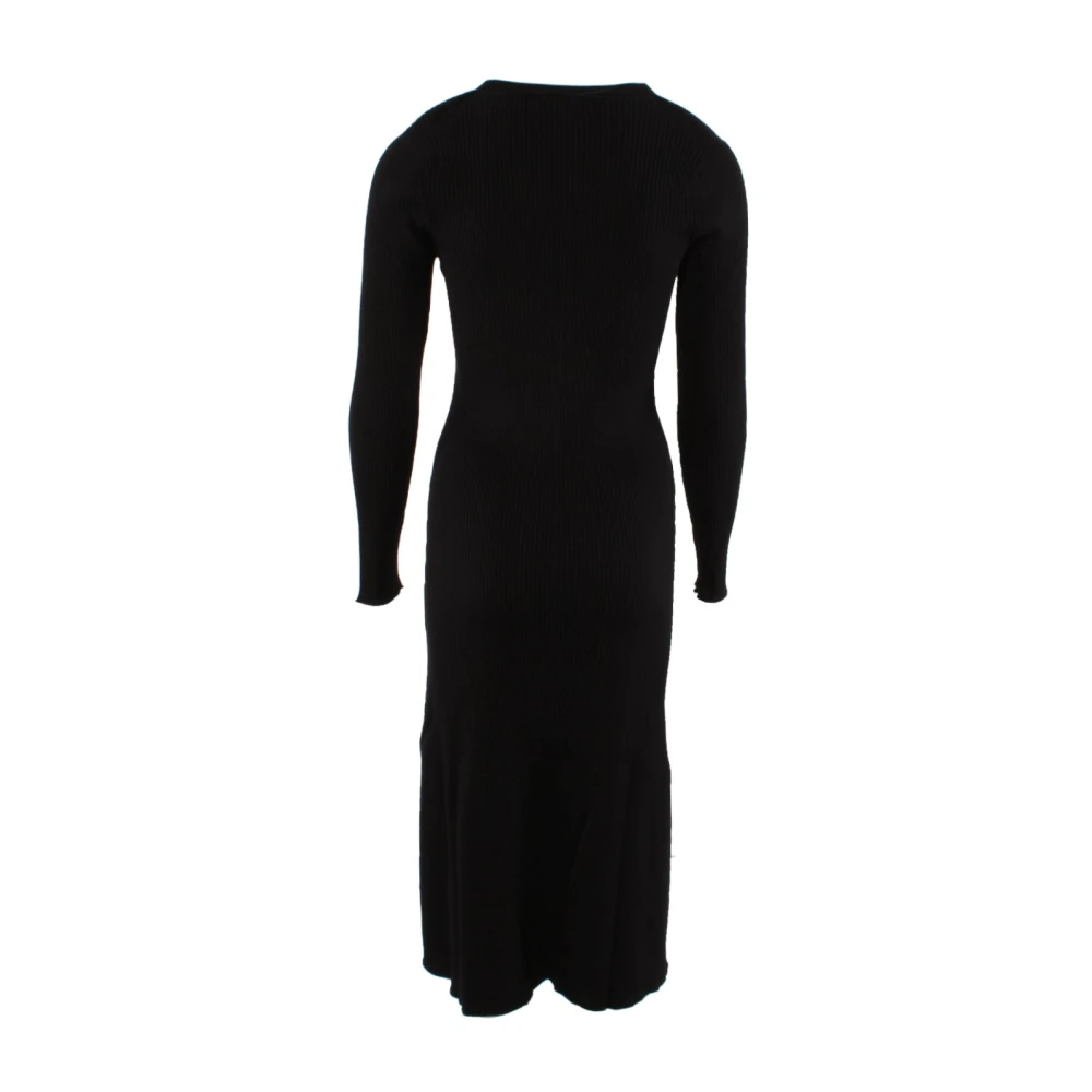 pinko Zwarte Jurk met Elastaan Materiaal Black Dames
