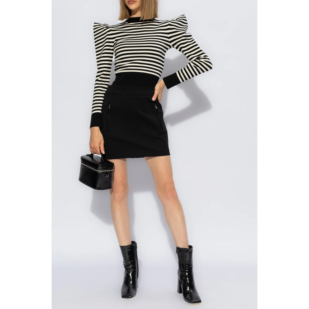 Max Mara Korte rok 'Micron' Black Dames