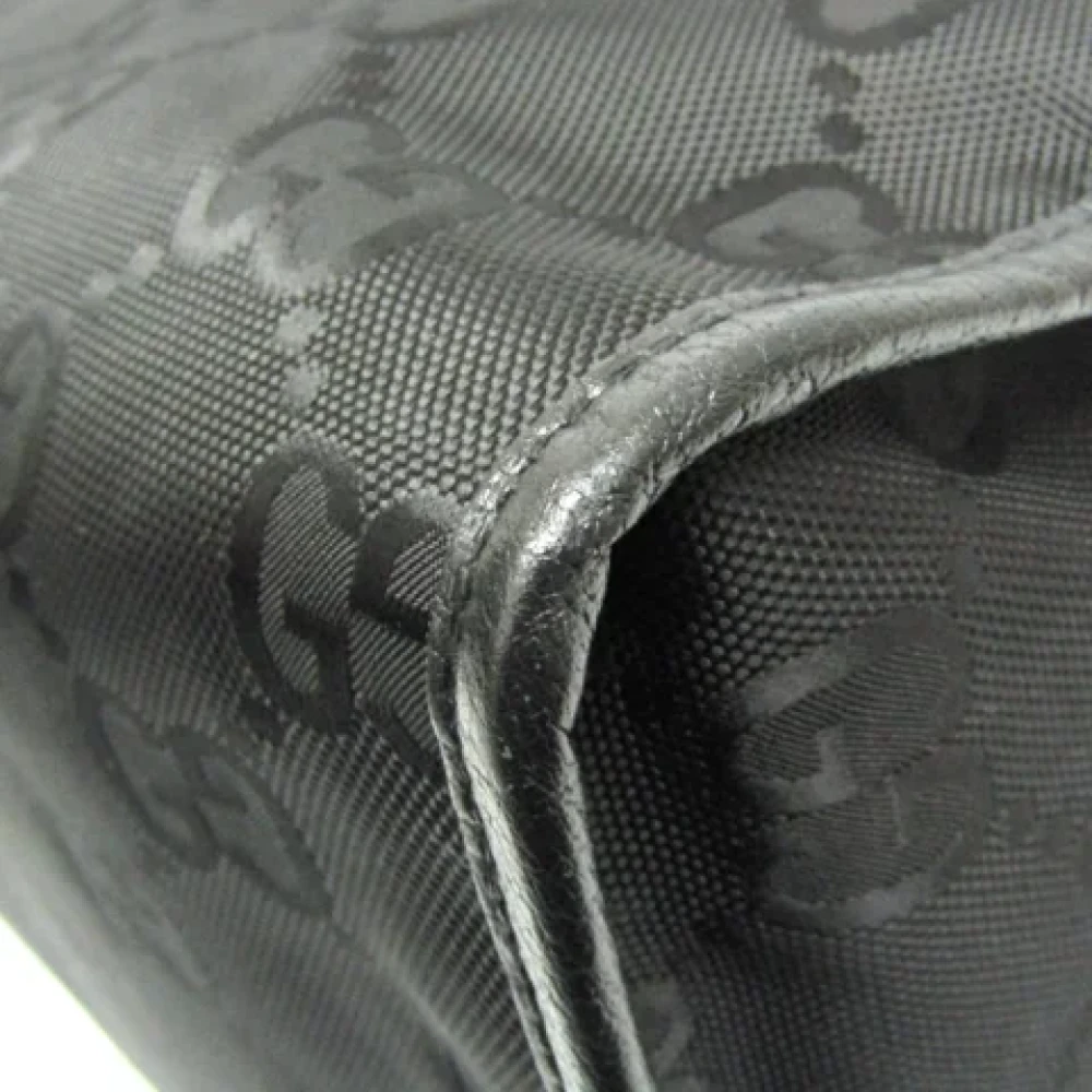 Gucci Vintage Pre-owned Canvas handbags Black Dames