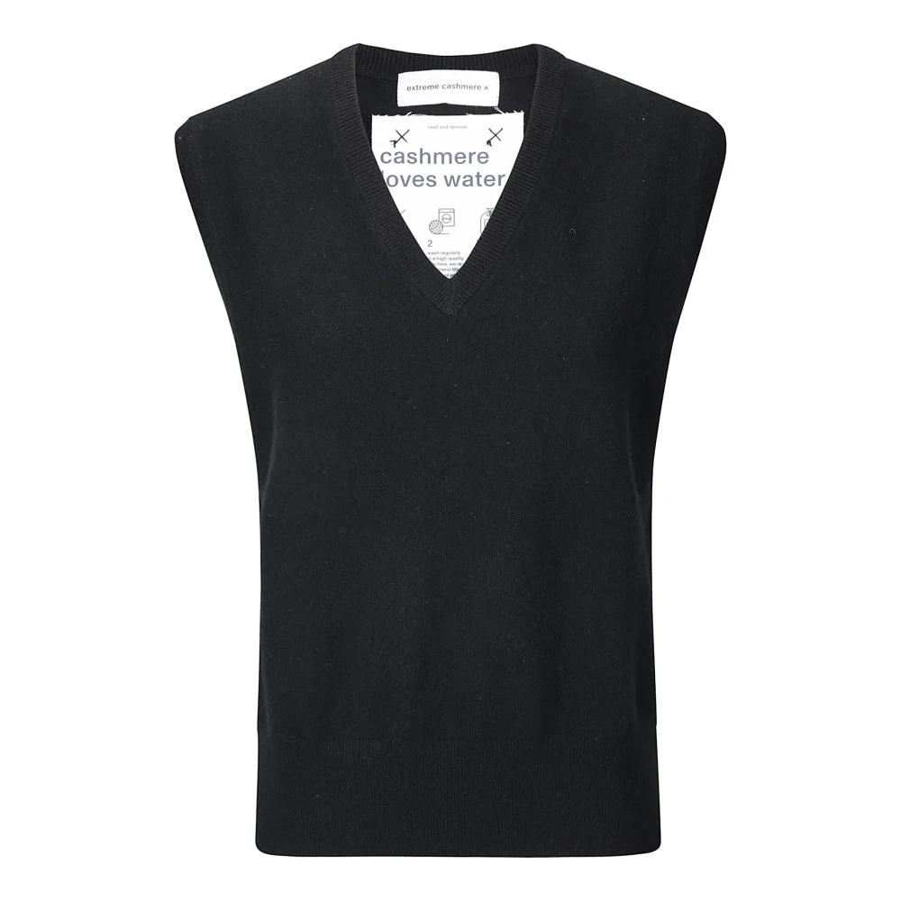 Extreme Cashmere Spencer Top Black Dames