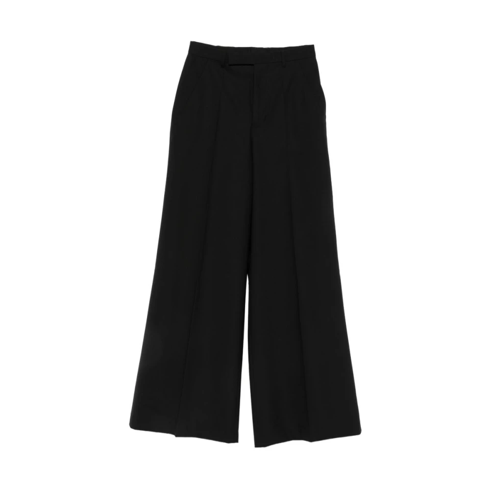 Rick Owens Wide Trousers - Female - Wide Trousers - Black - S - Trousers