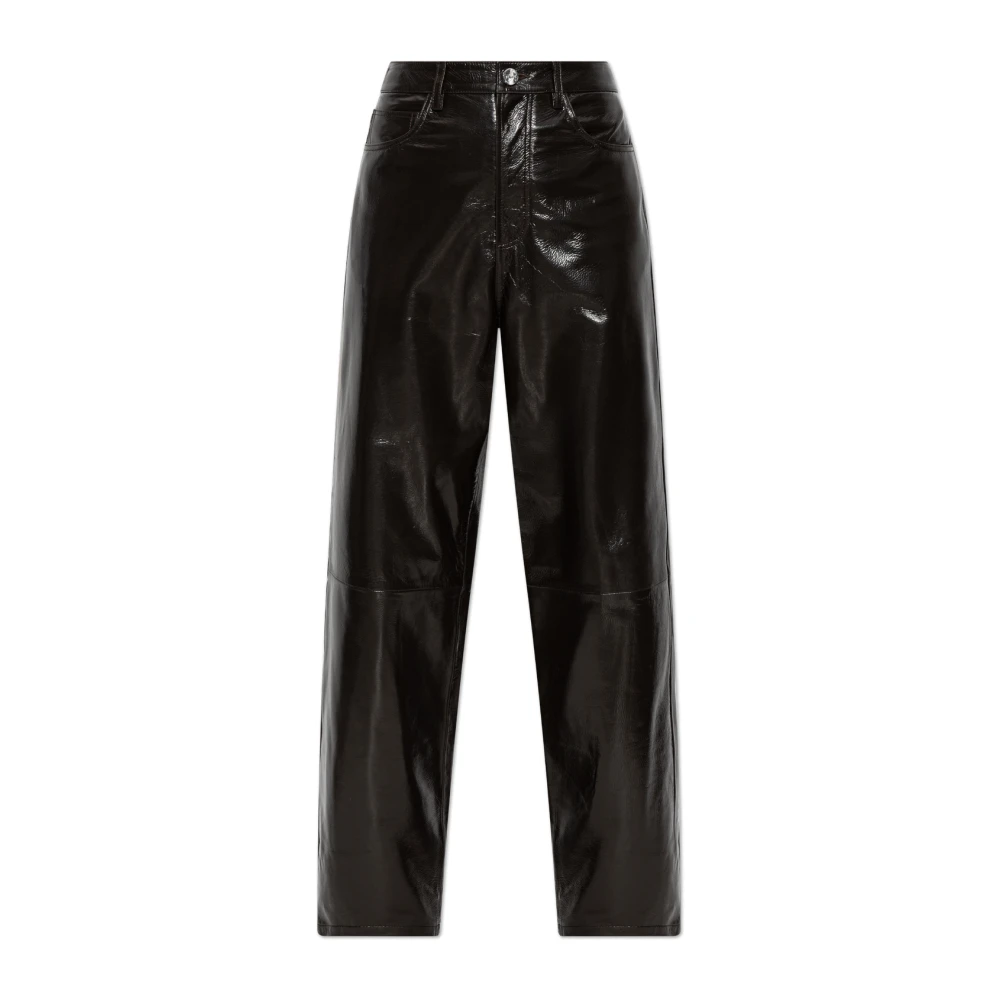 Róhe , Leather Trousers, Female, Green, Xs, Leather Trousers