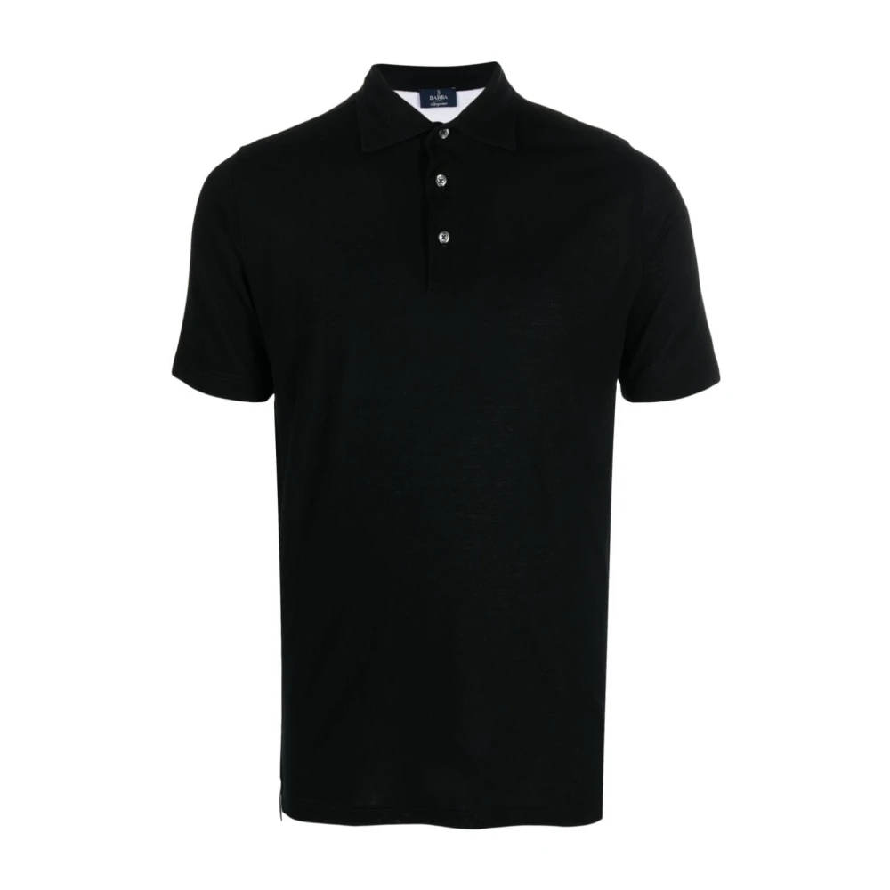 Barba Zwarte T-shirts & Polos Ss24 Black Heren