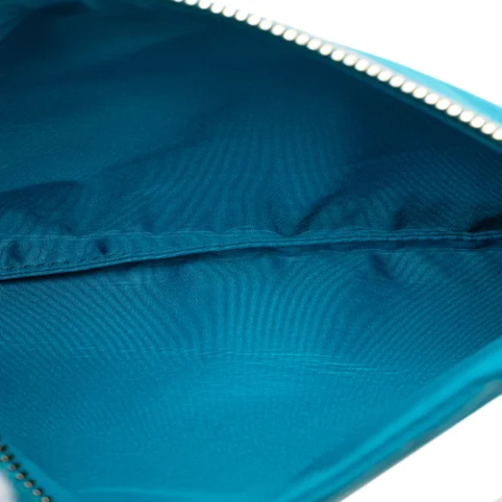 Chanel Vintage Pre-owned Fabric crossbody-bags Blue Dames