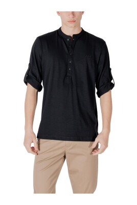 black-mandarin-collar-button-up-t-shirt