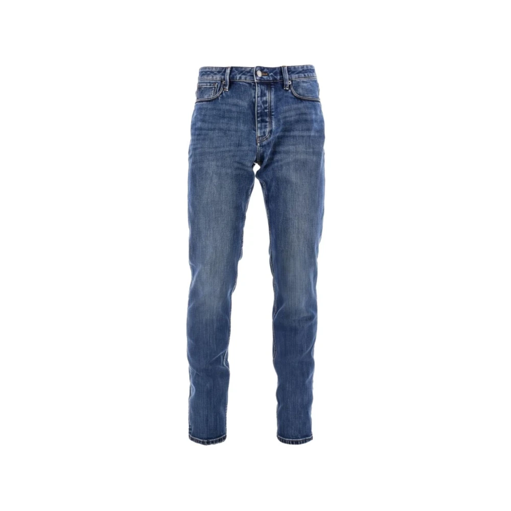 Emporio Armani Slim-Fit Jeans - Male - Slim Fit Jeans - Blue - W36 - Jeans