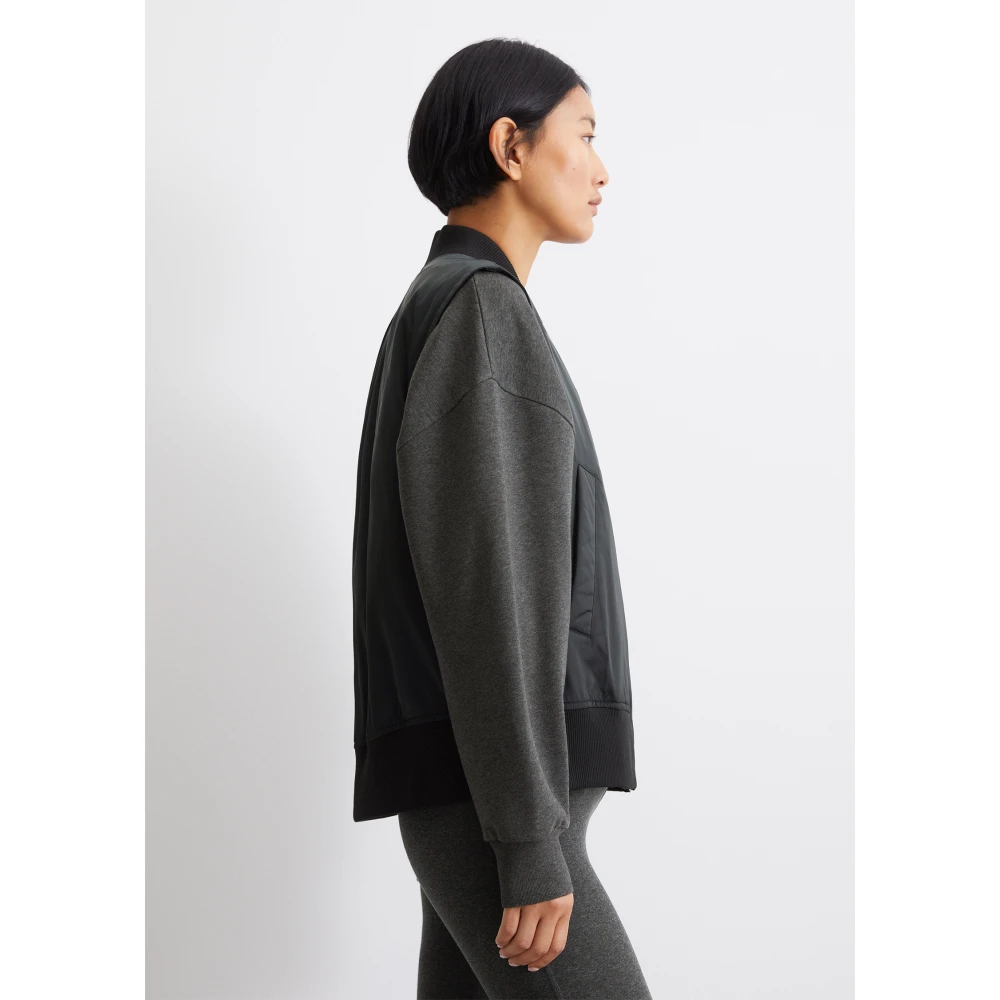 Marc O'Polo Reguliere blouson-stijl vest Black Dames