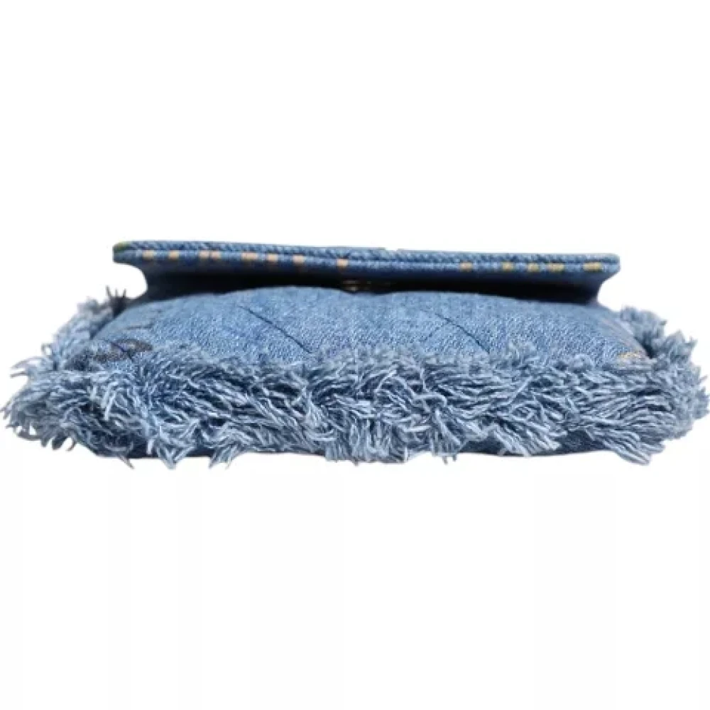 Chanel Vintage Pre-owned Denim chanel-bags Blue Dames