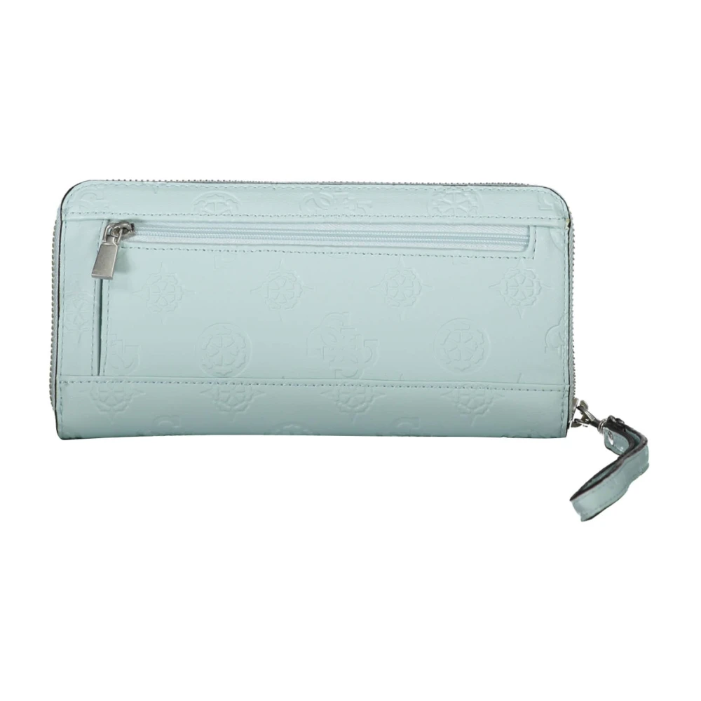 Guess Blauwe Damesportemonnee met Ritssluiting Blue Dames