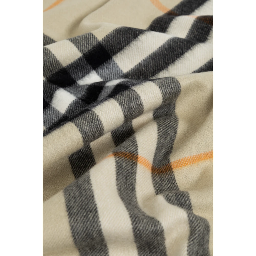 Burberry Cashmere Sjaal Beige Unisex