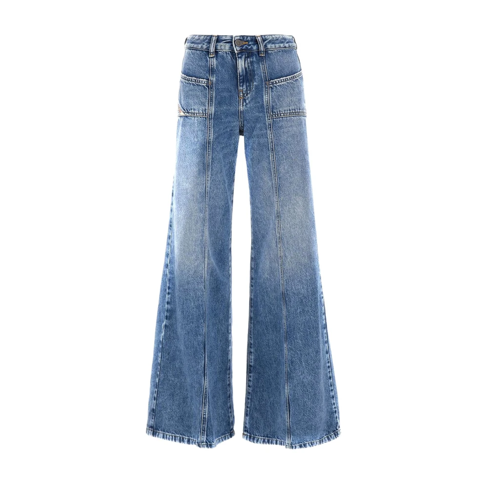 Diesel Klassieke Denim Jeans voor Dagelijks Gebruik Blue Dames