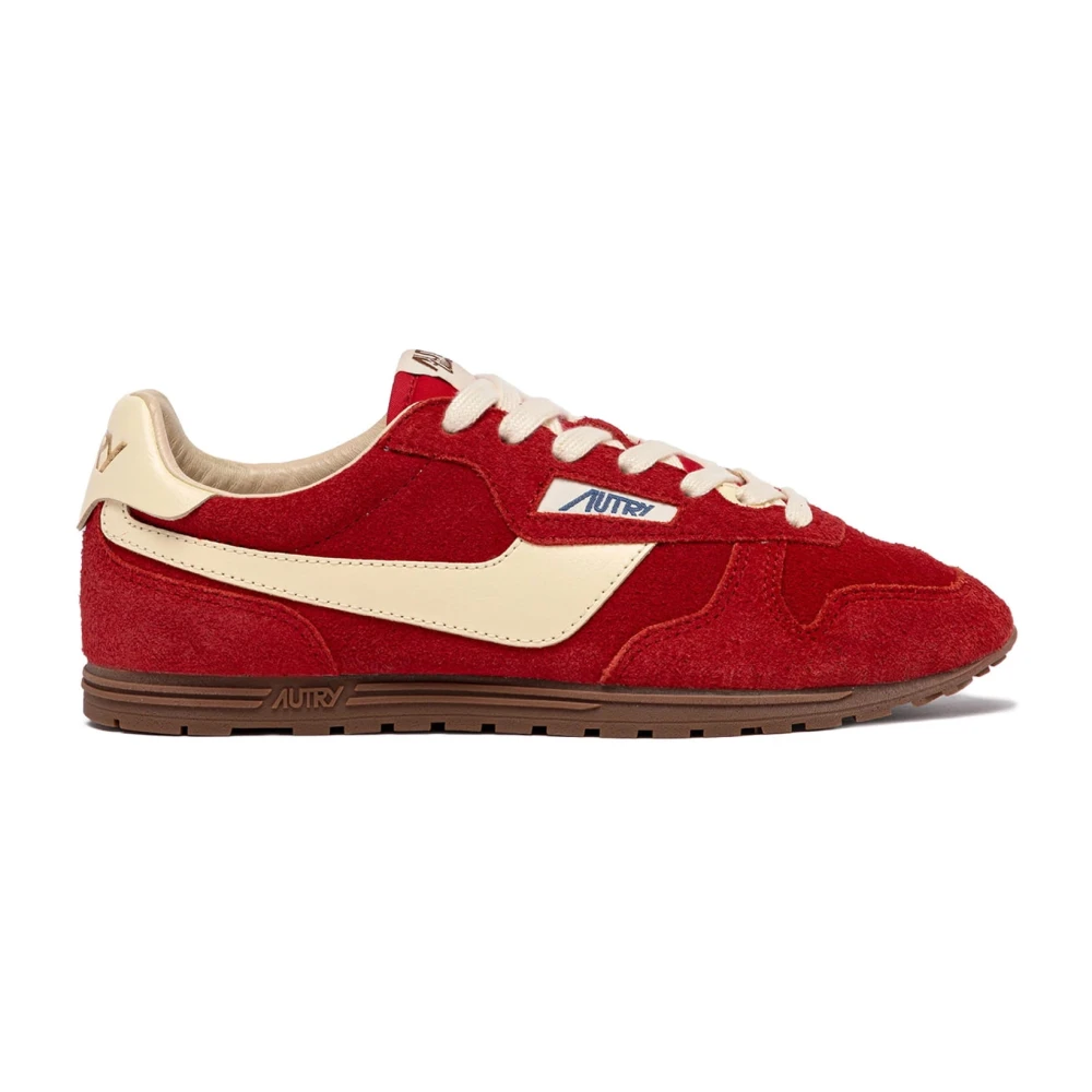 Autry Windspin Low Dames Schoenen Rood