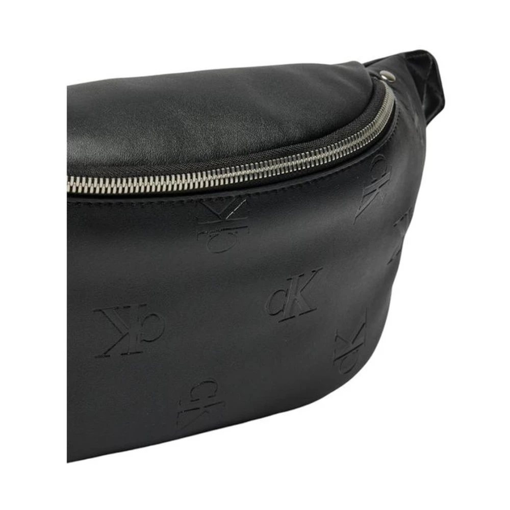 Calvin Klein Jeans Zwarte Polyethyleen Tas Heren Collectie Black Heren