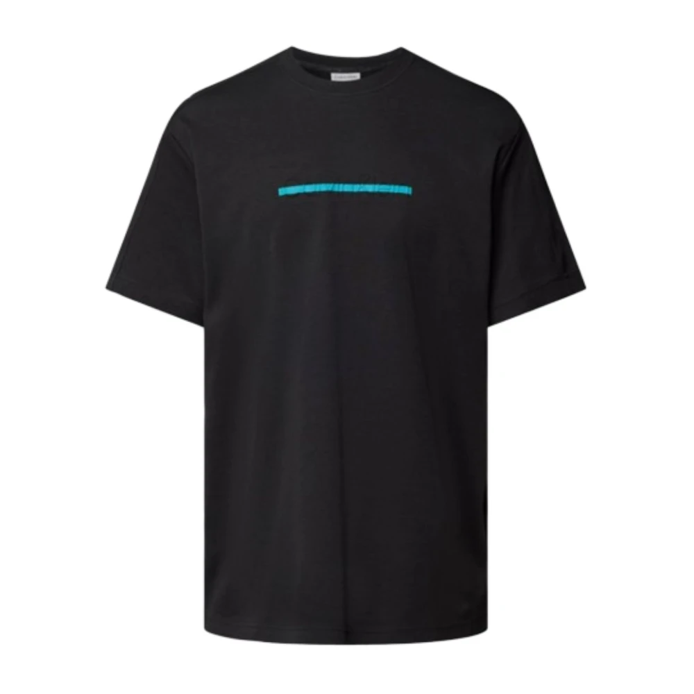 Calvin Klein Geëmbosseerd Logo Heren T-shirt Black Heren